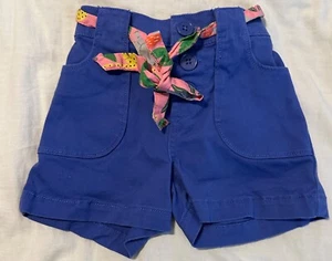 Mini Boden Blue Shorts Girls Size 4 - Picture 1 of 2