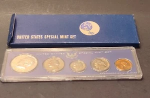 1967 Special Mint Set SMS -OGP-San Francisco Mint-Silver Kennedy (TP6) - Picture 1 of 3