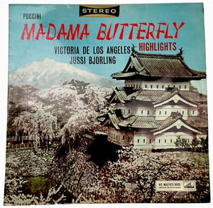 Banda sonora de vinilo Madam Butterfly Highlights 12"" 33 rpm oasd.7521 HMV 1960 - Imagen 1 de 12