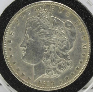 1889 P Morgan Silver Dollar - Picture 1 of 4