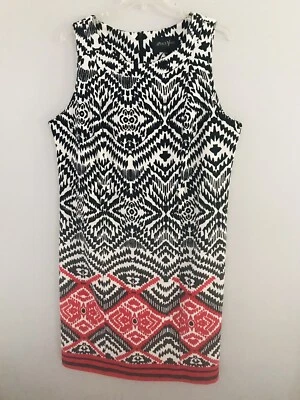 Peach Velvet New York Woman Black White Red Stretch Sleeveless Dress Size 20W - Image 1 of 4