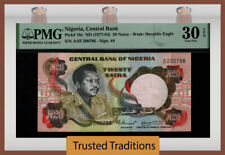 TT PK 18c ND(1997-84) NIGERIA CENTRAL BANK 20 NAIRA PMG 30 EPQ VERY FINE