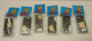 Vintage Hongkong Kunststoff Spielzeug Kreidetafeln - Menge 6 - ca. 3" lang - Bild 1 von 2