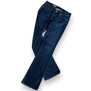 Pantalones de mezclilla AG Adriano Goldschmied The Jessie para mujer talla 27 R (30x33) calce bota curvilíneo - Imagen 1 de 11