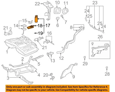 Used Fuel Pump fits: 2000 Toyota Celica Pump Assembly Grade A Foto 1 de 3