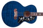Guitar Skin Axe Wrap Re-skin Vinyl Decal DIY QUILTED MAPLE MOONLIGHT BLUE GS 201