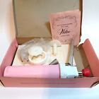 Vintage Wilton Sugar Plum Cookie Press Pink White 12 Disc 3 Cones