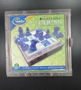 ThinkFun Solitaire Schach Strategie Logik Spiel Solo Brainteaser Puzzle-ohne Box. - Bild 1 von 5