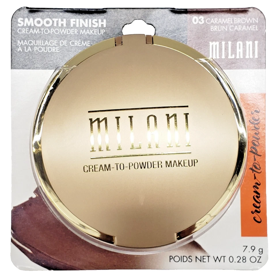NEW Milani Even-Touch Even Touch Powder Foundation-03 CARAMEL BROWN - Image 1 of 1