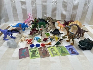 Huge Dinosaur Toy Lot 30+ Pieces Variety Of Sizes And Species Various Mfg - Picture 1 of 9