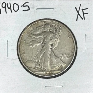 1940-S WALKING LIBERTY SILVER HALF DOLLAR ~XF ~NICE COIN~ - Picture 1 of 2
