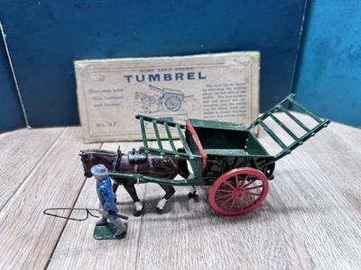 Britains: Boxed Set 4F - Farm Series Tumbrel Cart. Pre War c1930s - image 1 of 4