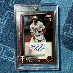 2025 Topps Chrome - Autógrafos de novato Michael Helman #RA-MH (AU, RC) - Imagen 1 de 2