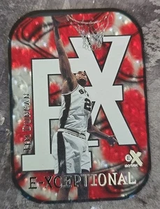 1999-00 Skybox Basketball E-Xceptional Red #9 of 15 XC Tim Duncan Spurs NICE! - Picture 1 of 2
