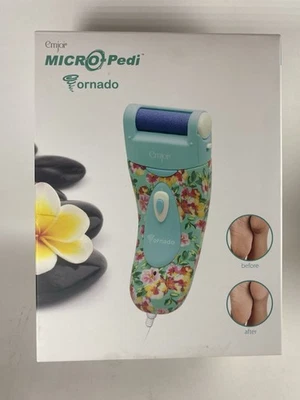 Emjoi Micro-Pedi Tornado Электрическое Мощное Средство для Удаления Черствой Сухой Кожи Ног Цветочный НОВЫЙ - Изображение 1 из 4