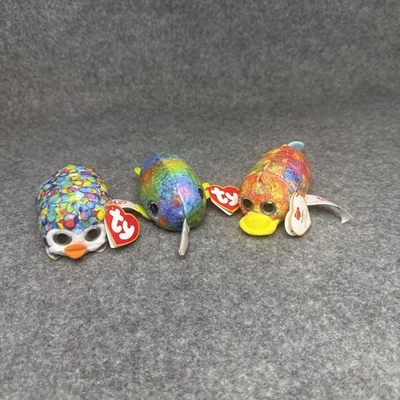 McDonalds Happy Meal Toys TY Teenie Beanie Boos Mini Plush Lot of 3 - Image 1 of 4