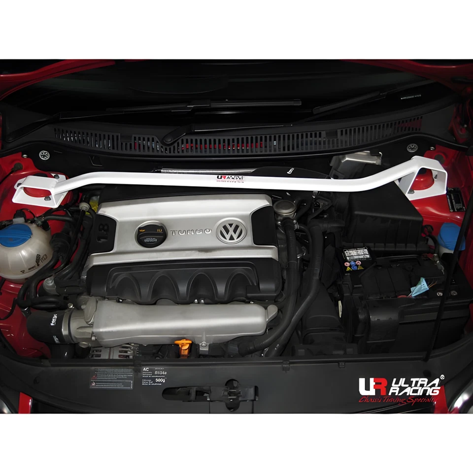 Ultra Racing Domstrebe vorn oben 2-Punkt - 02-09 Polo MK4 9N 1.8 TSI (2WD) - Bild 1 von 1