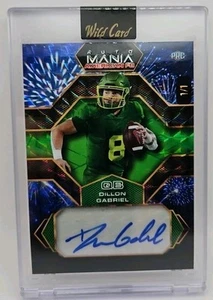 Dillon Gabriel PRC 2024 Wild Card Auto Mania American FB 1/1 Auto Ducks - Picture 1 of 2