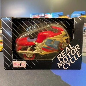 Maisto YAMAHA FZR600R 1/18 Scale Diecast Motorcycle – Near Mint in Box, Vintage - Picture 1 of 16