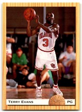1993-94 Classic Draft Picks Terry Evans Oklahoma Sooners #32