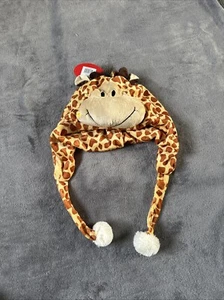 Giraffe Hat With Tassels Winter Xmas - Picture 1 of 6