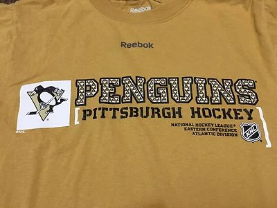 Camiseta pequeña de hockey de los Pittsburgh Penguins NHL Reebok Foto 1 de 4