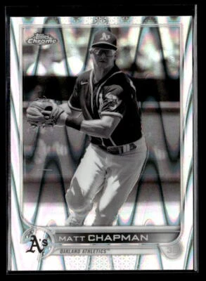 Matt Chapman - 2022 Topps Chrome Sonic Black & White RayWave #168 - Image 1 of 2