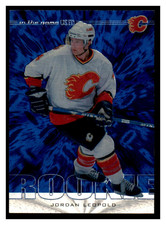 2002-03 ITG Used #97 Jordan Leopold Flames Rookie #41/100 (ref 83573)