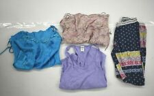 4 Victoria's Secret Pink Womens Various Style Cami Tank Top Pull on Pants Set  M