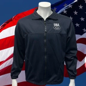 Giacca blu leggera TEAM USA Olympics BLU US Olympic Committee taglia media - Foto 1 di 9