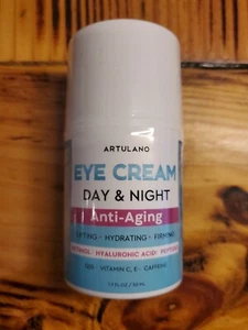 ARTULANO AUGENCREME Anti-Aging Tag & Nacht 1,7 oz Neu & Versiegelt KOSTENLOSER VERSAND - Bild 1 von 3