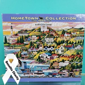 2003 Hometown Collection Castel Country Heronim Jigsaw Puzzle - 1000 Pieces - Picture 1 of 6