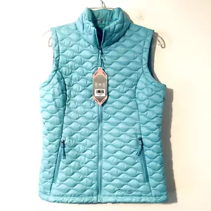 Chaleco de Invierno FREE COUNTRY Mujer Talla S Aqua Acolchado Puffer Nuevo con Etiquetas Nuevo - Imagen 1 de 8