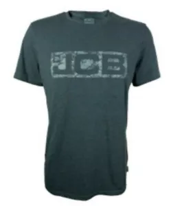 Herren Unisex JCB Essential Rundhalsausschnitt kurzärmelig grau Logo Arbeit T-Shirt M & L - Bild 1 von 3