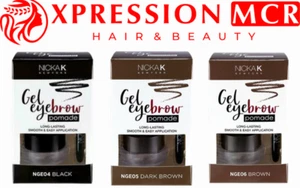 Pomada de gel para cejas Nicka K Newyork [negro, marrón oscuro, marrón] - Imagen 1 de 4