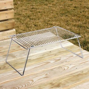 Folding Campfire Grill Portable Gas BBQ Grill for Fishing Outdoor Adventures - Picture 1 of 7