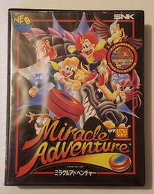 Miracle Adventure - Complete with Manual - SNK JP Neo Geo AES - Tested Working