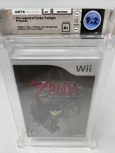 The Legend of Zelda Twilight Princess Wii Graded WATA 9.2 A+ New Sealed