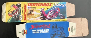 Matchbox Superfast #38 Stingeroo '71-'74 Type I Repro Box - Picture 1 of 2