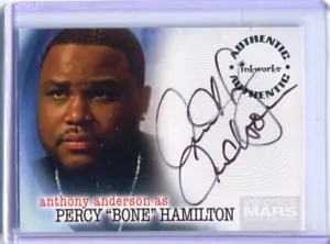 Inkworks Veronica Mars Season 1 - ANTOHNY ANDERSON - Autograph A8 Percy Hamilton - Picture 1 of 1