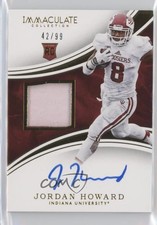 2016 Immaculate Collegiate Signature /99 Jordan Howard RPA Rookie Patch Auto RC