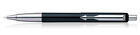 Genuine Parker Vector Standard Chrome T Ballpoint Ball Pen Black Stainless Steel
