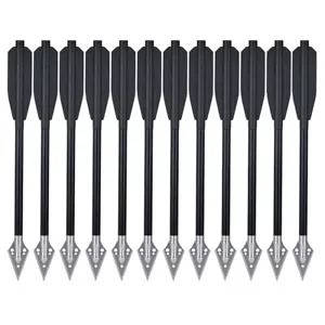 12 un. flechas de aluminio pernos de 6,5 pulgadas intercambiables caza puntas de caza pulgadas - Imagen 1 de 10