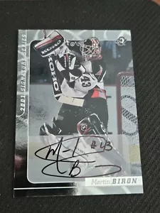 2000-01 BAP BE A PLAYER SIGNATURE MARTIN BIRON #77 AUTO AUTOGRAPH - Picture 1 of 2