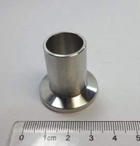 Set of 2 Vacuum Weld Sock Flange, NW/KF-16, Vacuum Fitting, 304 Stainless Steel - Picture 1 of 2