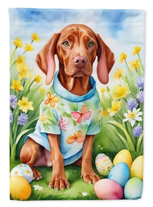 Vizsla Easter Egg Hunt Flag Garden Size DAC5196GF - Picture 1 of 3