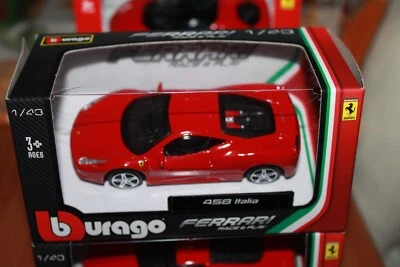 FERRARI - 458 ITALIA - 2009- MODELLINO BURAGO SCALA 1/43 - SERIE FERRARI - Immagine 1 di 2