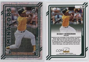 2023 Panini Donruss Dominators Vector Rickey Henderson #D8 HOF