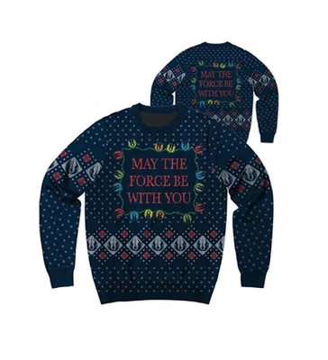 Suéter Navidad Feo Star Wars La Fuerza Adulto Talla M Foto 1 de 2