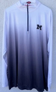 Maglione elasticizzato Colosseum Michigan Wolverines 1/4 zip stile allenamento nuovo con etichette prezzo al dettaglio consigliato dal produttore $45 - Foto 1 di 6